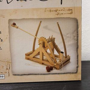 NEW Wood Leonardo da Vinci Catapult Model Craft Kit School History Engineering